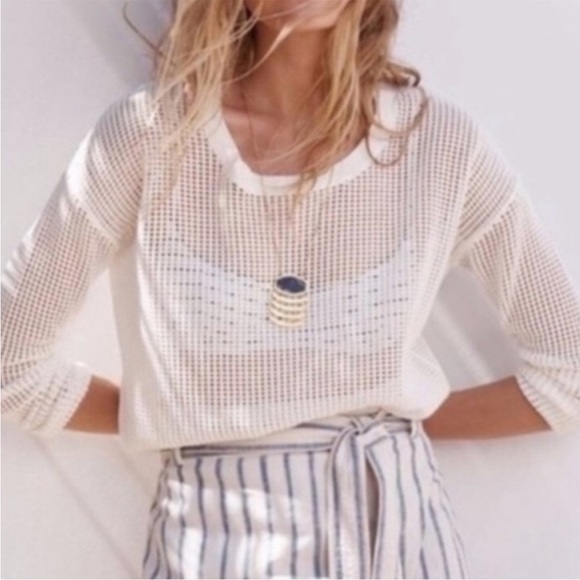 MADEWELL Open-Stitch Summer Sweater - Picture 1 of 4